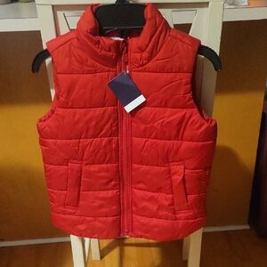 GAP Red and White Toddler Vest